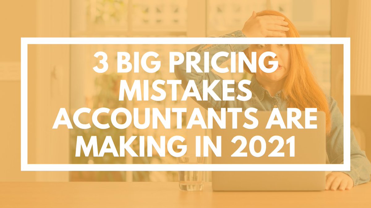 'Are you making these 3 BIG pricing mistakes in 2021?'

ed.gr/dc8tj 

#valuepricing #2021 #pricingmistakes