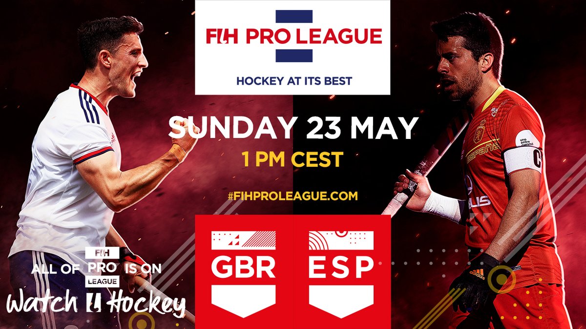 #FIHProLeague #GBRvESP 

Second game between <a href="/gbhockey/">Great Britain Hockey</a> and <a href="/AbsolutaMasc/">RedSticks</a> starts soon!

🏑 - Great Britain vs Spain
📆 - 23 May 2021
🕰 - 1 PM CEST onwards

Download the Watch.Hockey App to follow our LIVE Coverage