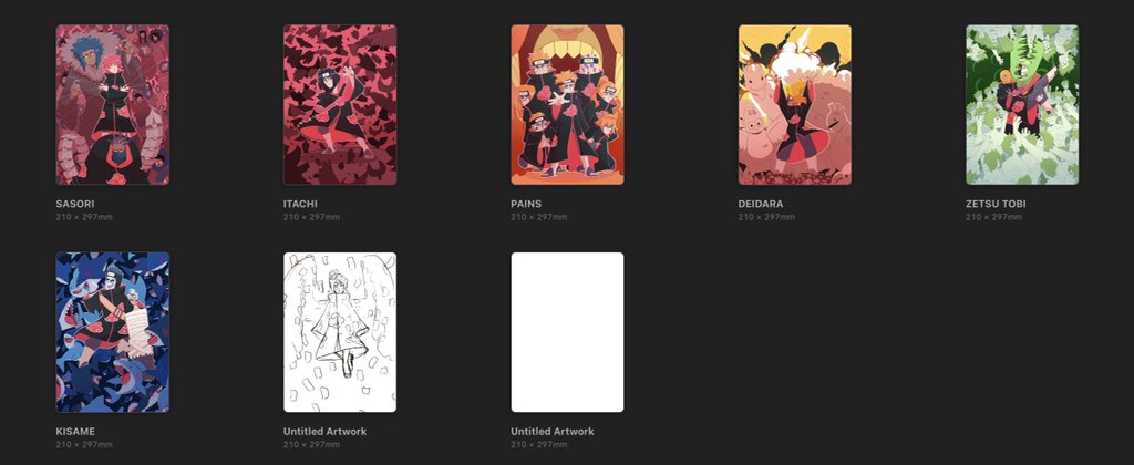 am i .... finally trying to finish my akatsuki set ????? 