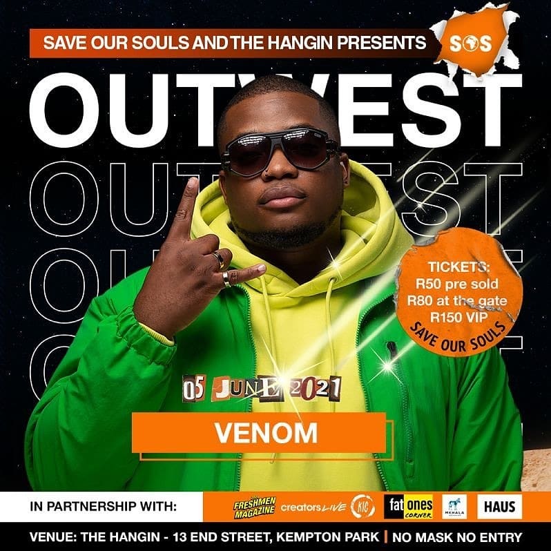 The #OUTWEST experience coming to you on the 5th of June‼️🆙

 @VenomZM will be there 🔥

#TheHanginSocialMarket 🌴