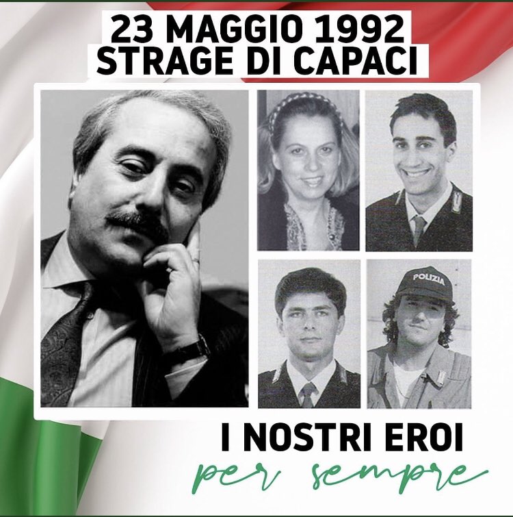 #Capaci L’Italia non dimentica i suoi eroi