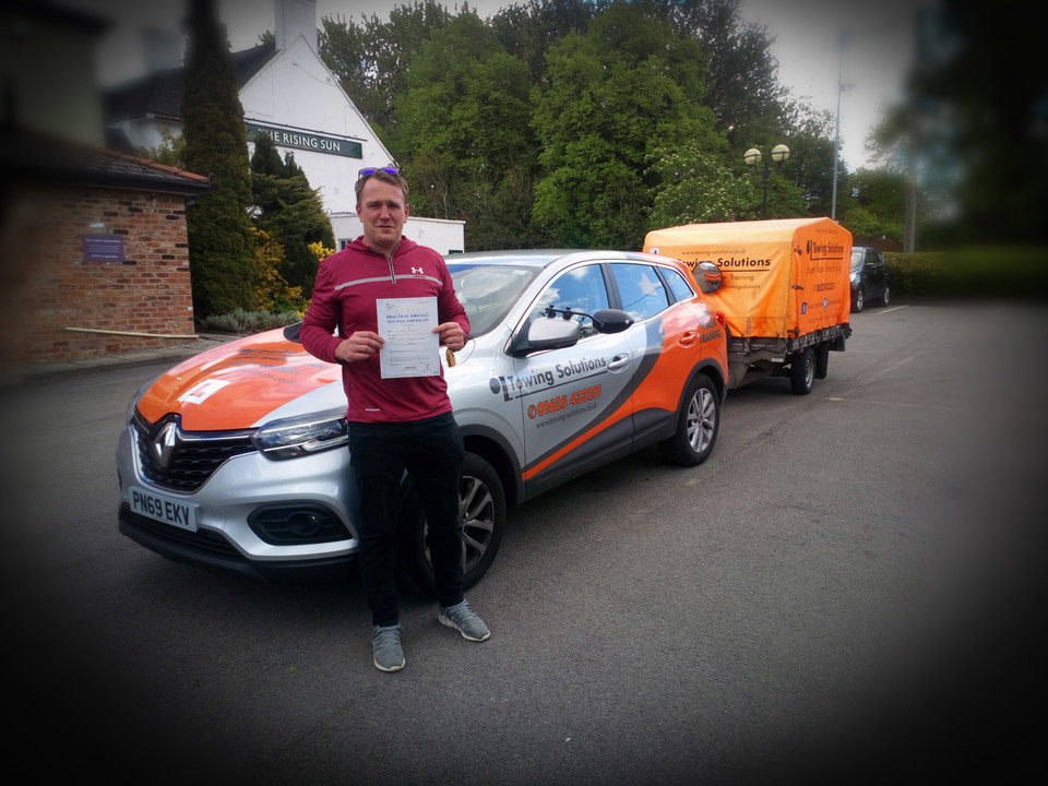 TowingSolutions's tweet photo. Well done Sean for passing your towing test with Paul π πhttps://t.co/ERUybva2GG #trailertestpass #trailertest #towingtest #caravantest #macclesfield #cheshire #warrington #stoke #stockport #manchester https://t.co/6IbEe0yjEI