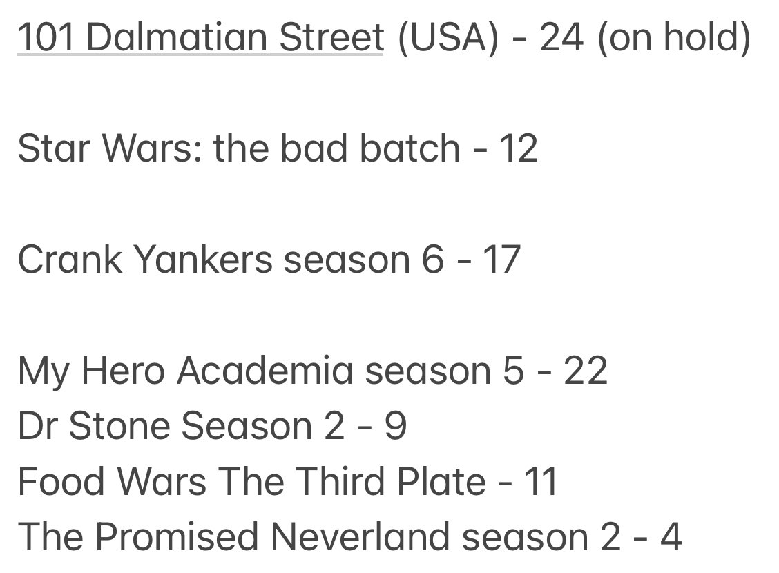 NativeBrony_91's tweet photo. #Brony #Bronies #MyLittlePonyFriendshipisMagic #MyLittlePonyPonyLife #MyLittlePony #PonyLife #MLPFiM #MLPPL #MLPFandom #101DalmatianStreet #StarWarsTheBadBatch #CrankYankers #Toonami #FamilyGuy
2 new hall of fames added
&
heres this weeks countdowns of episodes left https://t.co/DsGHD4Nkw2