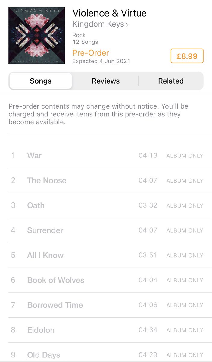 kingdomkeysband's tweet photo. 👀
If you still use iTunes! #whatsthis  #newmusic #preorder https://t.co/LZyUm58VQi