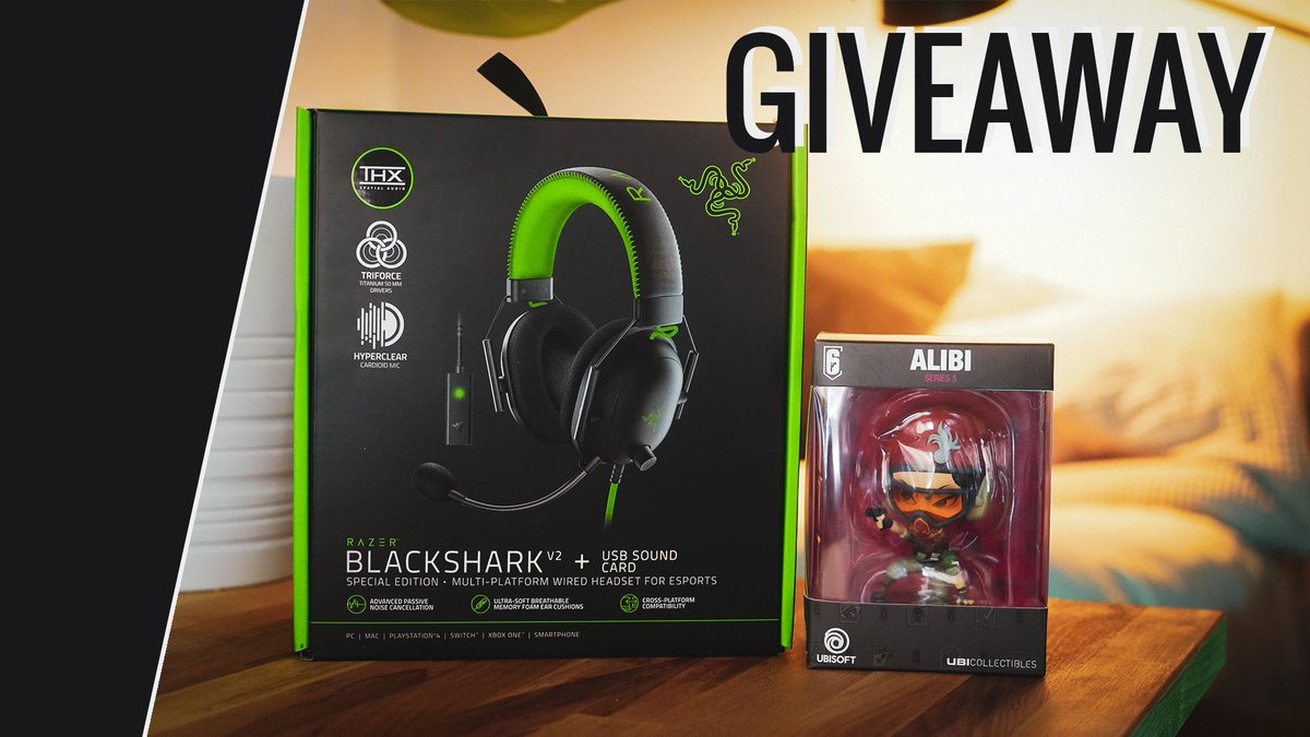 HUGE giveaway thanks to UbisoftFR, x1 headset Razer Blackshark V2 + Chibi Alibi !

To enter :
✅Follow <a href="/ValkjaA/">Valkja⁷ 🧈</a> 
🔁RT this tweet
👥@ a friend

Good Luck !✌️🏻