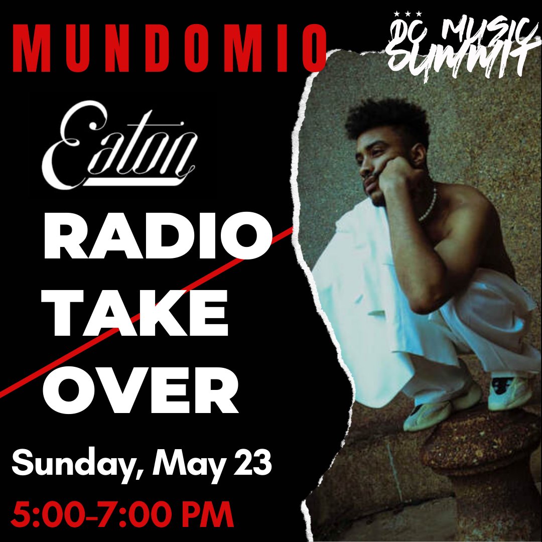 DCMUSICSUMMIT's tweet photo. We are coming back at y'all with day 3 of our radio take over at the (@EatonHotelDC)🎤 🔥 👉DJ Nate Geezie live @ 11AM-2PM 👉DJ Franky J live @ 2PM-5PM 👉MUNDOMIO live @ 5PM-7PM!!! Make sure you register, tune in, and join us for the last day of the #VirtualDCMS🎉! https://t.co/DB4EOMAaKi