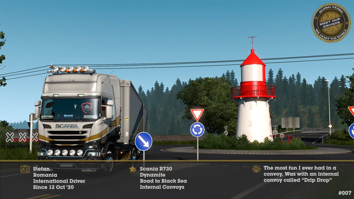GlobalCargo_VTC's tweet photo. Time for our 7th edition of ¨Meet Our Drivers¨🚛
Today we have our @Stefan229501
Wanna get to know all of our drivers?
Check us out @ https://t.co/u5xfZG0Fug
#GlobalCargoVTC #scssoftware #BestCommunityEver #truckersmp #MeetOurDrivers #ETS2
Design by @Sk3rpiej https://t.co/18ZVOTwz6C
