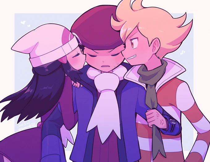 2日目 今日はキスの日って聞いた
#ポケ枡に実装されるまで1日1コウキ 