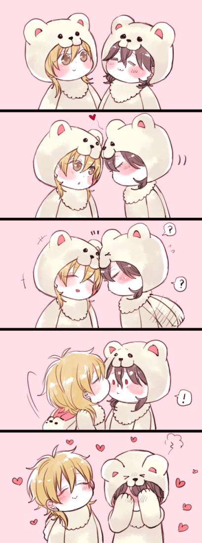 キスの日ときいて🐻💜🐻 