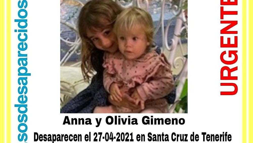 cristian1918si1's tweet photo. #annayolivia  #oliviayanna   #oliviayannaniñastenerife #volveracasa #sanasysalvas #desaparecidas #desaparecidasentenerife #AnnaYOliviaMissingTenerife #solidaridadciudadana #comparteyayuda #AnnayOliviadesaparecidas https://t.co/lOkVBQuHEm