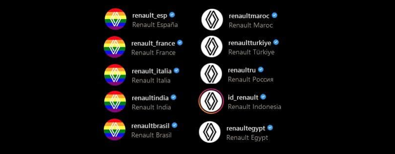 F_Desouche's tweet photo. Renault vante son inclusivité et s'engage contre l'homophobie, mais pas partout - https://t.co/lL7RW3PtJe https://t.co/YDlmavCdwI