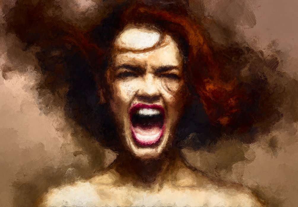 Exoract1's tweet photo. Screaming. Oil. https://t.co/KBVlTXejo3