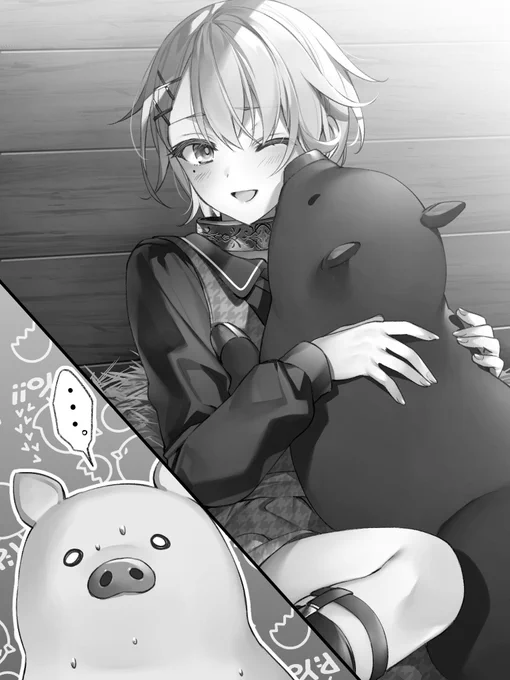 あっ……くすぐ……首はちょっと……ひゃっ…… 