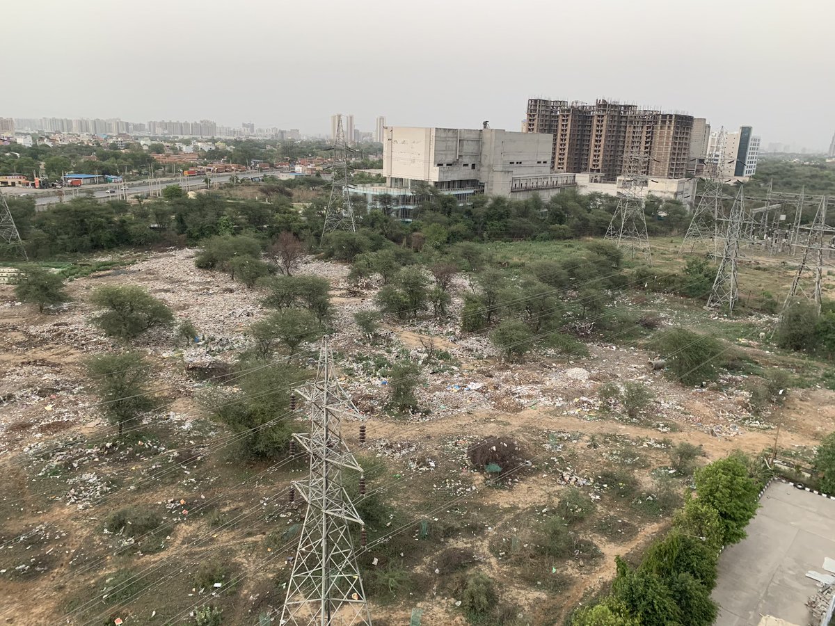 salaria's tweet image. @MCManesar please look into this garbage dumping behind sector-1 causing lots of smell and mosquitoes in nearby areas. Thanks in advance.