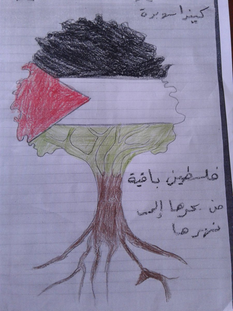 kinda6112's tweet photo. كيندا سوبرة 
الصف الثاني شعبة جيم 
رسمة معبرة عن  تضامننا مع الشعب الفلسطين الحبيب 
@MakAishaSchool 
@NadwaKaddoura https://t.co/snRm0nV5jl
