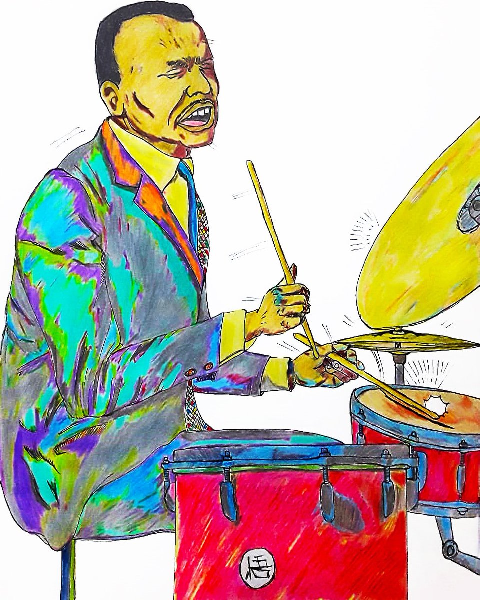 misterludico's tweet photo. #jazzmachine
#drummer
#art
#elvinjones
#jazz
#psicodelia
#colors
#misterludico
#McKakarotto https://t.co/x8JImAFSTx