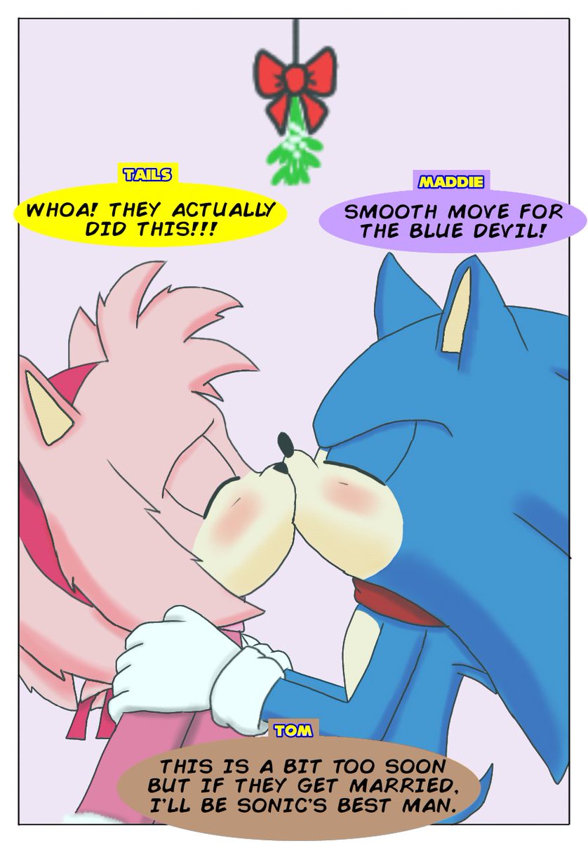 Sonic and Amy FINALLY KISS?! (Sonic Comic Dub) 