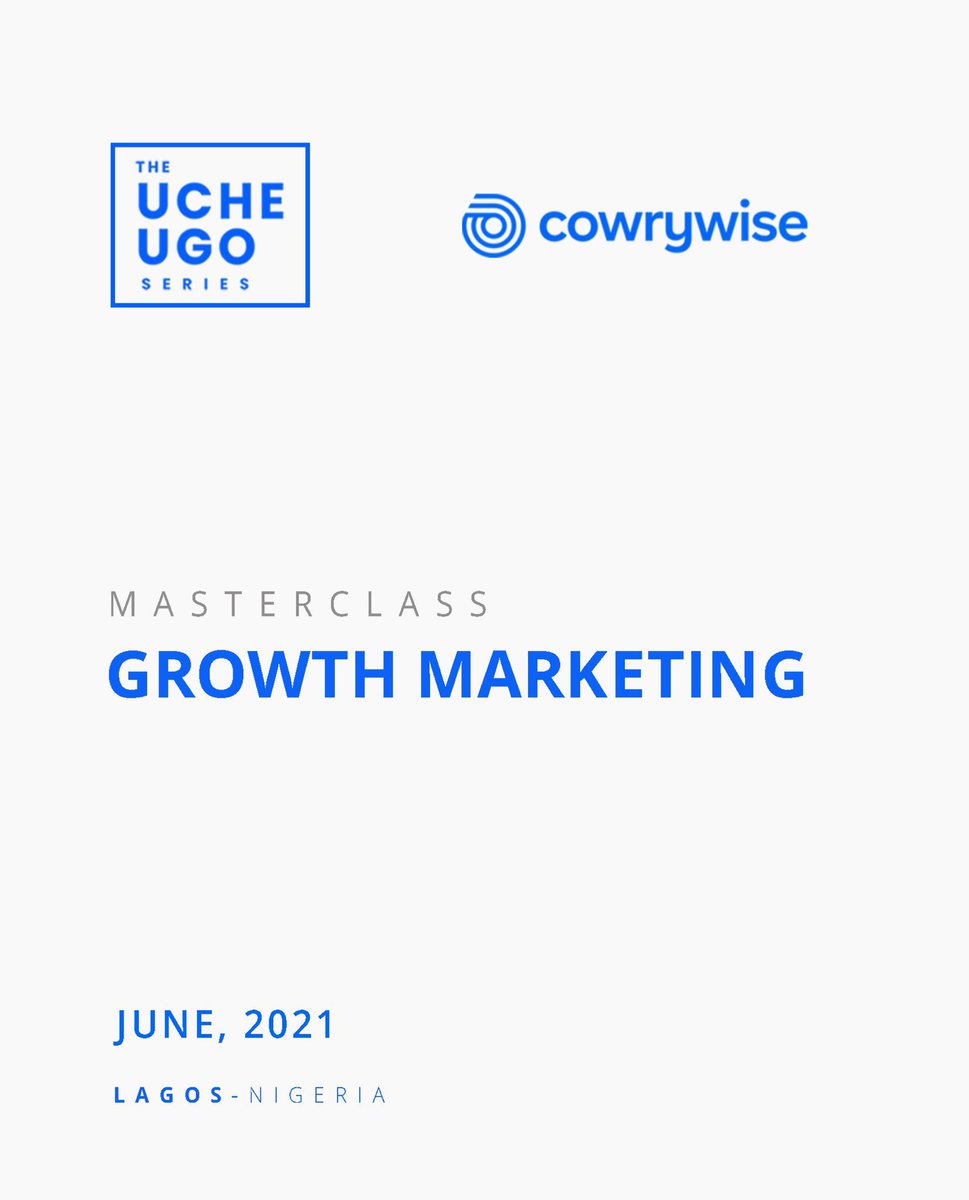 ovalaydigital's tweet photo. *intermission*
@theuuseries and @cowrywise have combined forces to bring your the Growth Marketing Masterclass this June. https://t.co/Fh6dOGPsR5