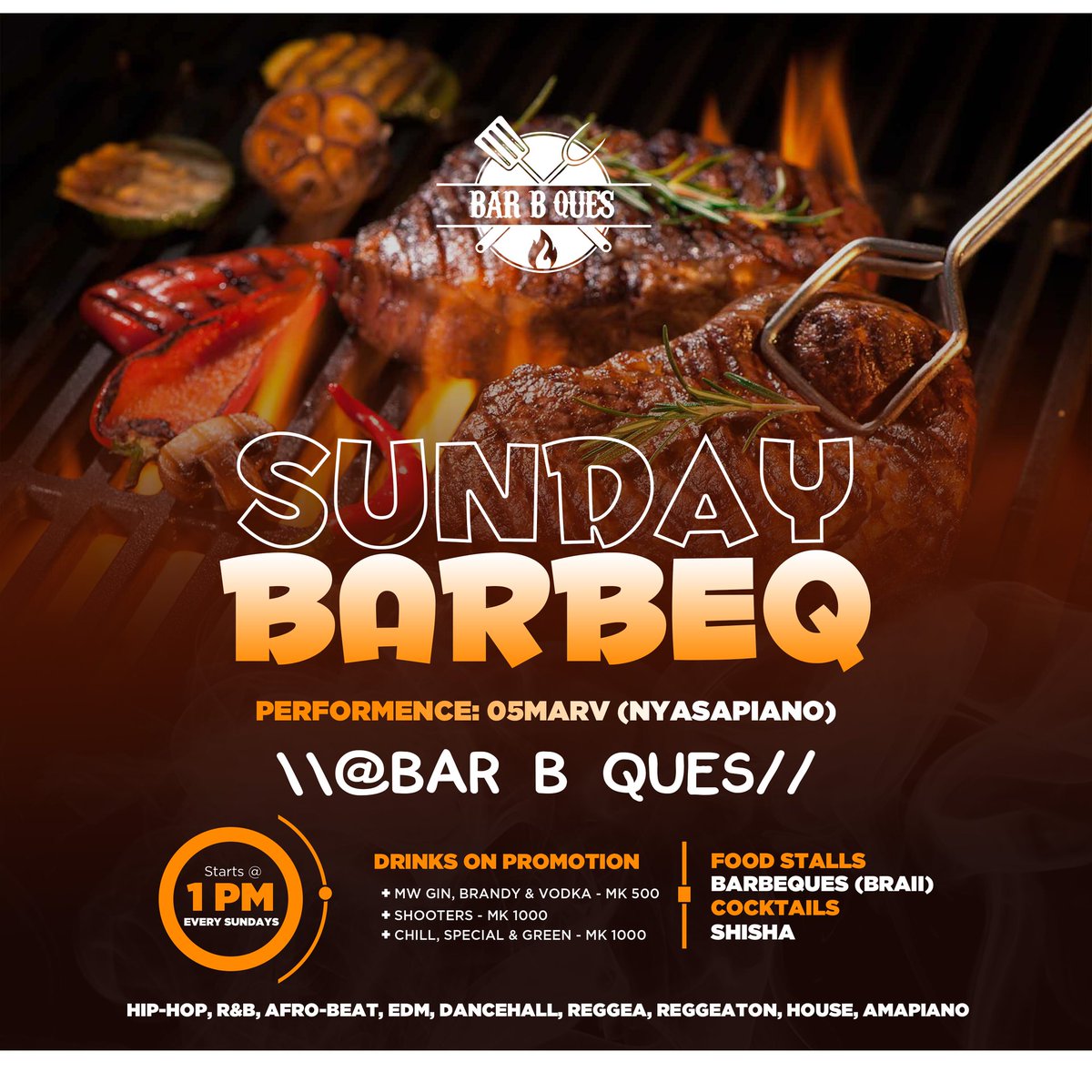 BarbquesMW's tweet photo. Lero ndikumatani????
Let's meet ku Barbques☇☇☇
Happy hour😋😋😋 https://t.co/0xgob3U8Wn