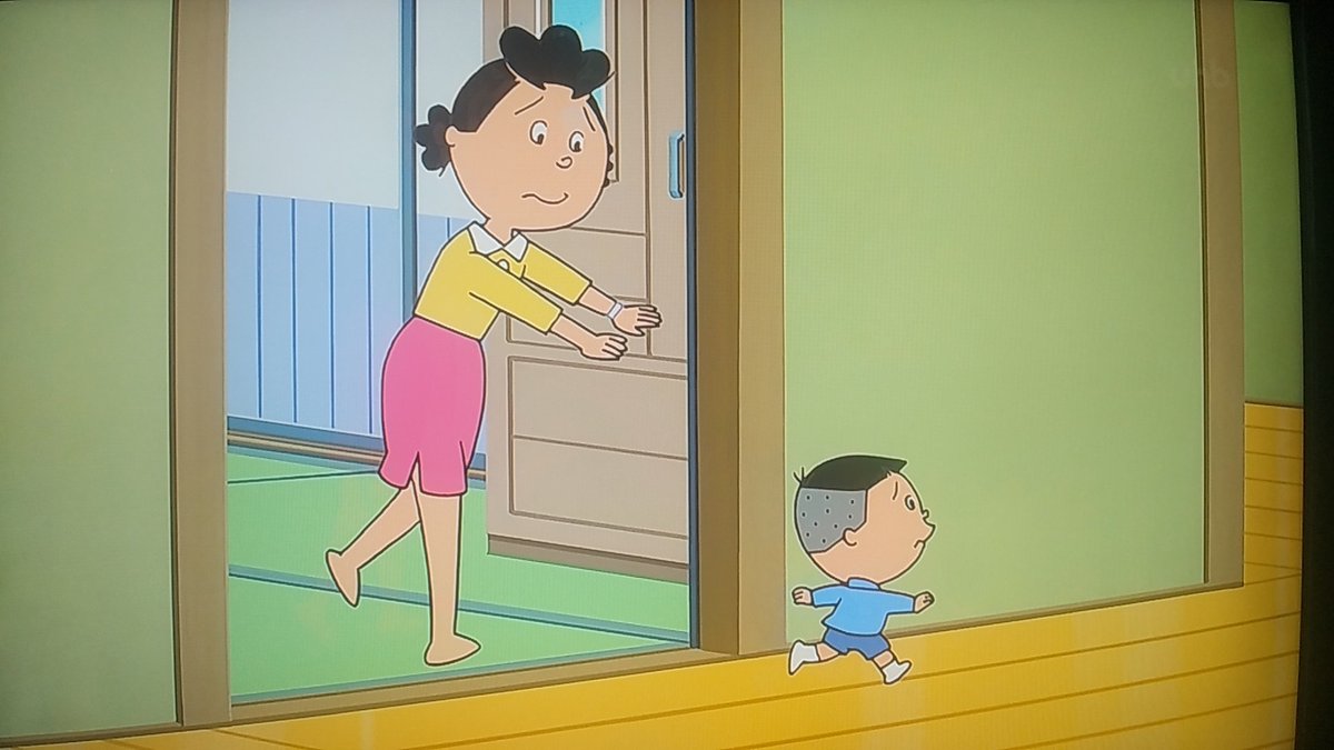逃げるタラちゃんwww #サザエさん #sazaesan