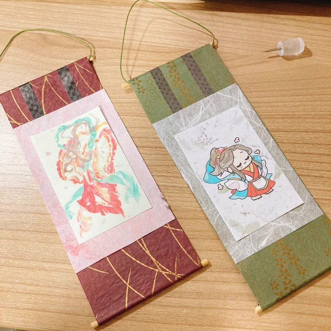 掛け軸作った 