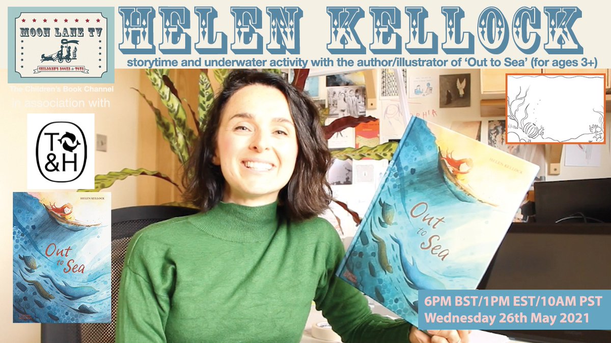 MoonLaneTV's tweet image. 🎠📺6PM BST/1PM EST/10AM PST 
Wednesday 26th May 2021
🔗l8r.it/QCYx 📚

🌟STORYTIME🌟
...a heartfelt story about learning to cope with anxiety and grief

🌊🛶‘Out to Sea’ with @HelenKellock
For ages 3+ yrs
#OutToSea @thamesandhudson
🛍️🔗l8r.it/egI0