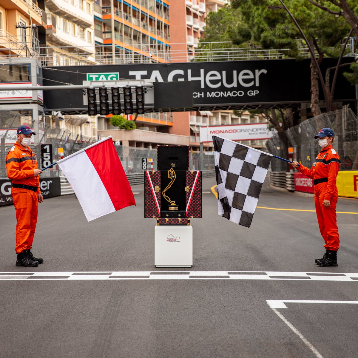 Louis Vuitton Formula 1 Monaco Grand Prix Trophy Case