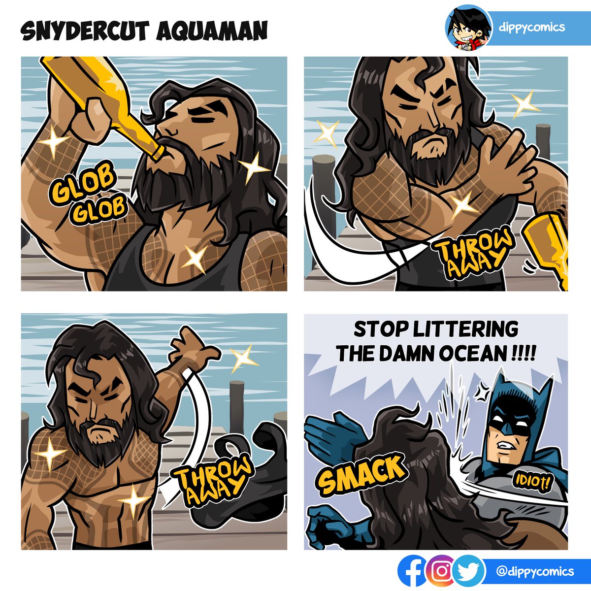 dippycomics's tweet photo. English ver of Snydercut Aquaman comic!

#snydercut #batman #comicstrip #comics https://t.co/RLzLTERxOY