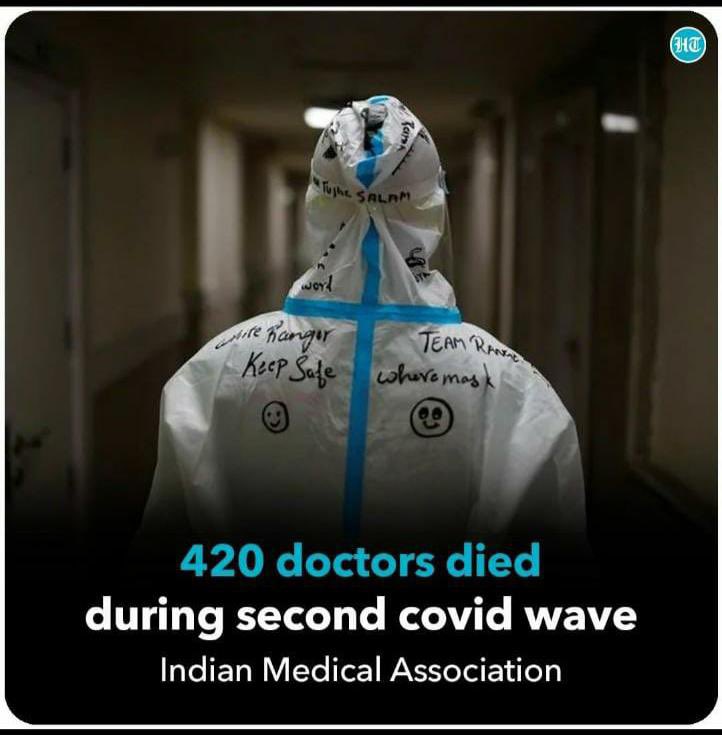 cardiology08's tweet photo. India 🇮🇳 lost precious 420 doctors till today❗️.All our existing frontline workers are pleading @narendramodi for more supporting staff. 🆘 50000 FMG doctors ready to serve FREE. We can save up to ⚠️₹5000 crore rupees by this free service up to 12 months. But @PMOIndia ignores❗️ https://t.co/Mfzgo8hELh