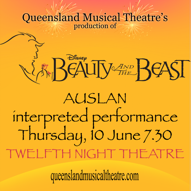 QMusicalTheatre's tweet photo. Proud to announce this exciting new initiative for our live theatre performances. Book here: https://t.co/IsIh6Wp86H
#auslan #inclusivity #deafculture #diversity #communitytheatre #ExpressionAustralia https://t.co/hziG1pDmIO