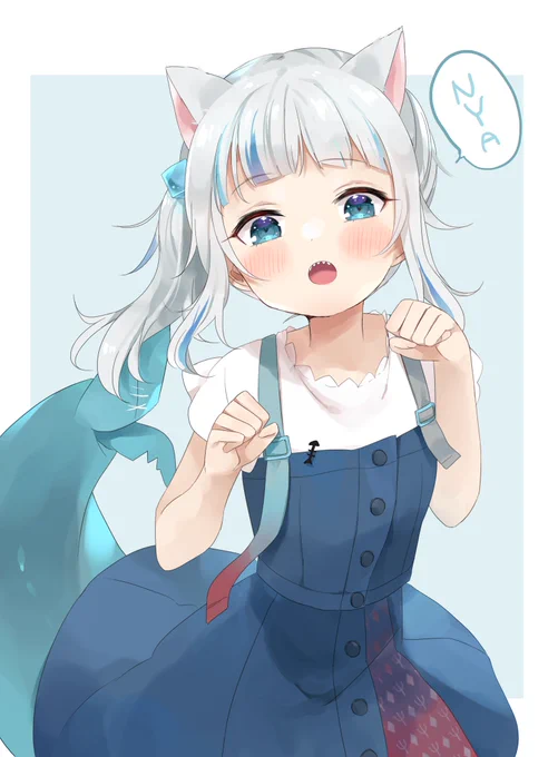 サメですにゃあ #gawrt 
