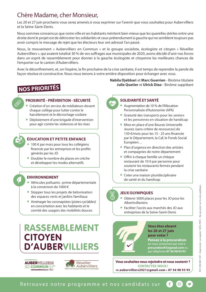 Aubervilliers en commun tweet media