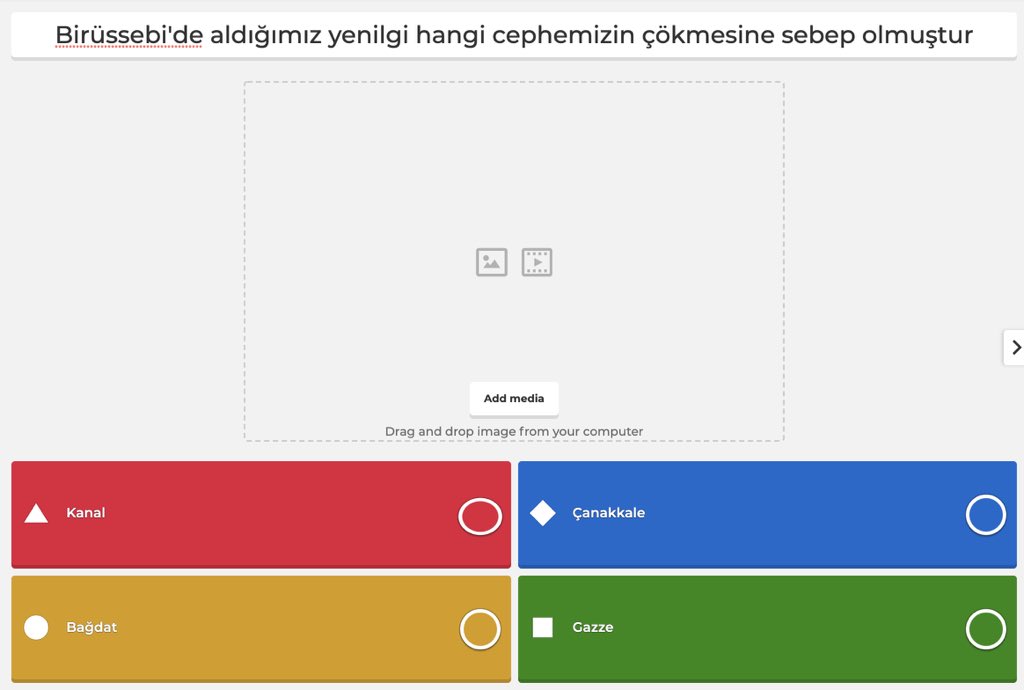 Bugün şehir şehir Filistin atölyemizin sonunda diğer atölyeler de olduğu gibi yine yarışmamız var. 15 soruluk yarışmamızın sorularından birisi işte tam karşınızda. Hadi kendimizi deneyelim. Atölye kaydı için geç kalmadınız. gezikitap.com/tarih-atolyesi…
