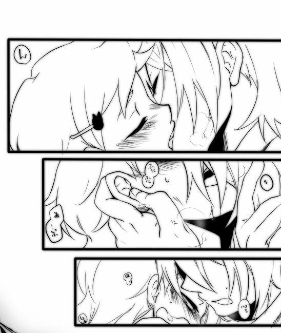 何年前か思い出せないけど伏しのはまペラ本(健全)に描いたキスシーンはしゅき 