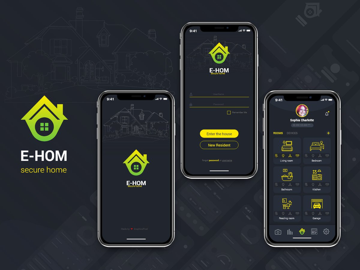 E-HOM smart Home Security App concept
For more detail:
Behance - behance.net/gallery/120040…
Dribbble - dribbble.com/shots/15705888…