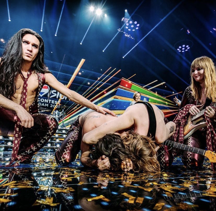 parttimejesuss's tweet photo. every single picture i saw from #Eurovision looks like it has been taken at a hunger games gathering https://t.co/sfosdYMgZW