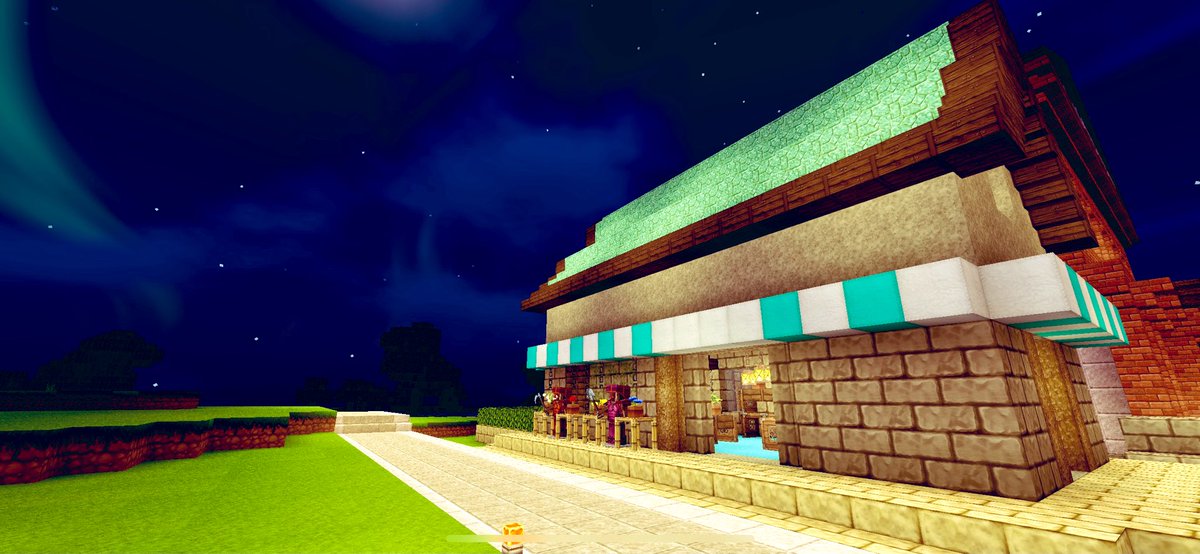 Flareraftie 中世ワールドにお花屋さんがオープン 大切な人に 愛する人に 日頃の感謝を込めて送る花を 世界各地から取り揃えております もし毎日通って仲良くなったら あの神秘の薬草も売ってくれるかも Minecraft マインクラフト マイクラ