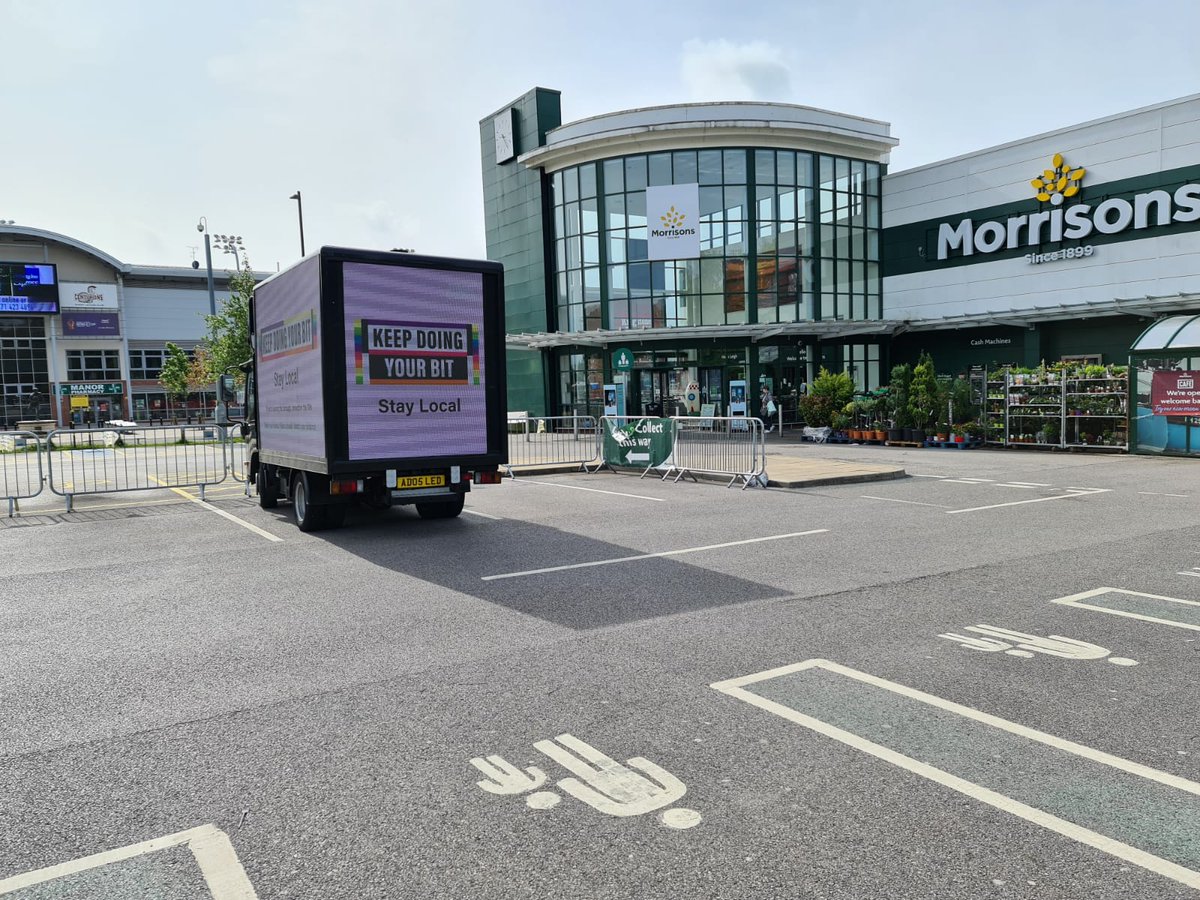 istadia's tweet image. Great repeat business this week from a council look to promote the Covid messaging with one of our digivans. #COVID19 #messaging #mobileled #digivan #mobilemessaging
