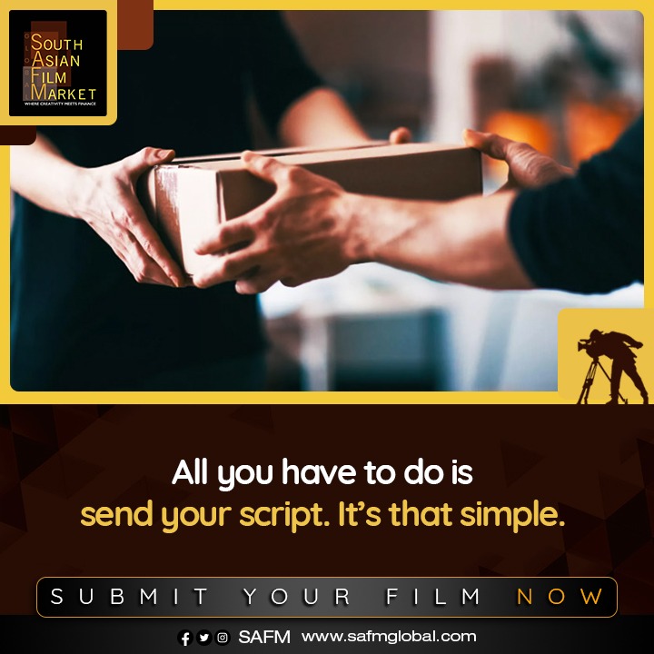 As simple as that. As uncomplicated as that. But before sending your script please have a thorough look at our eligibility and selection criteria: safmglobal.com/eligibility-an… #SAFM #SouthAsianFilmMarket #Webshows #FeatureFilm #FilmMarket #Director #Producer #CoProduction #Funding