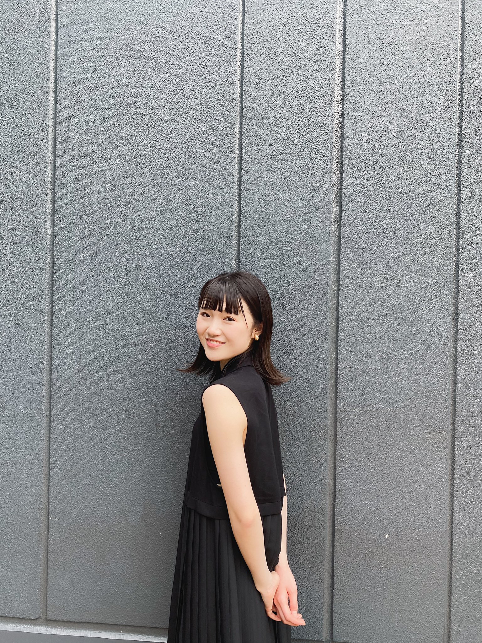 金子実祐 Kaneko Miyu ノーマル ノースリーブワンピース Fashion Ootd おしゃれさんと繋がりたい 服好きな人と繋がりたい 今日のコーデ Followme 撮影モデル 被写体希望 関西サロモ サロンモデル希望 黒髪ボブ ノーマルカメラ Zara