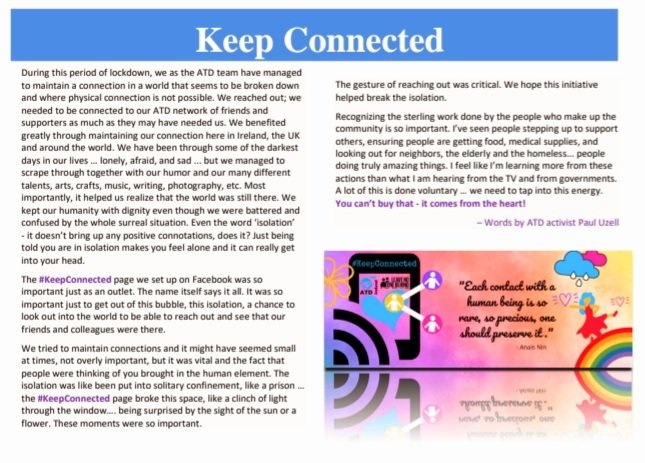 ATDIreland's tweet photo. Read shiny new @ATDIreland Annual Report - rising to the challenge of connecting with people in poverty during Covid 2020. #EndPoverty #keepconnected #LeaveNoOneBehind
#10thground
https://t.co/uB06UL7yKt https://t.co/L5whwpGCjE