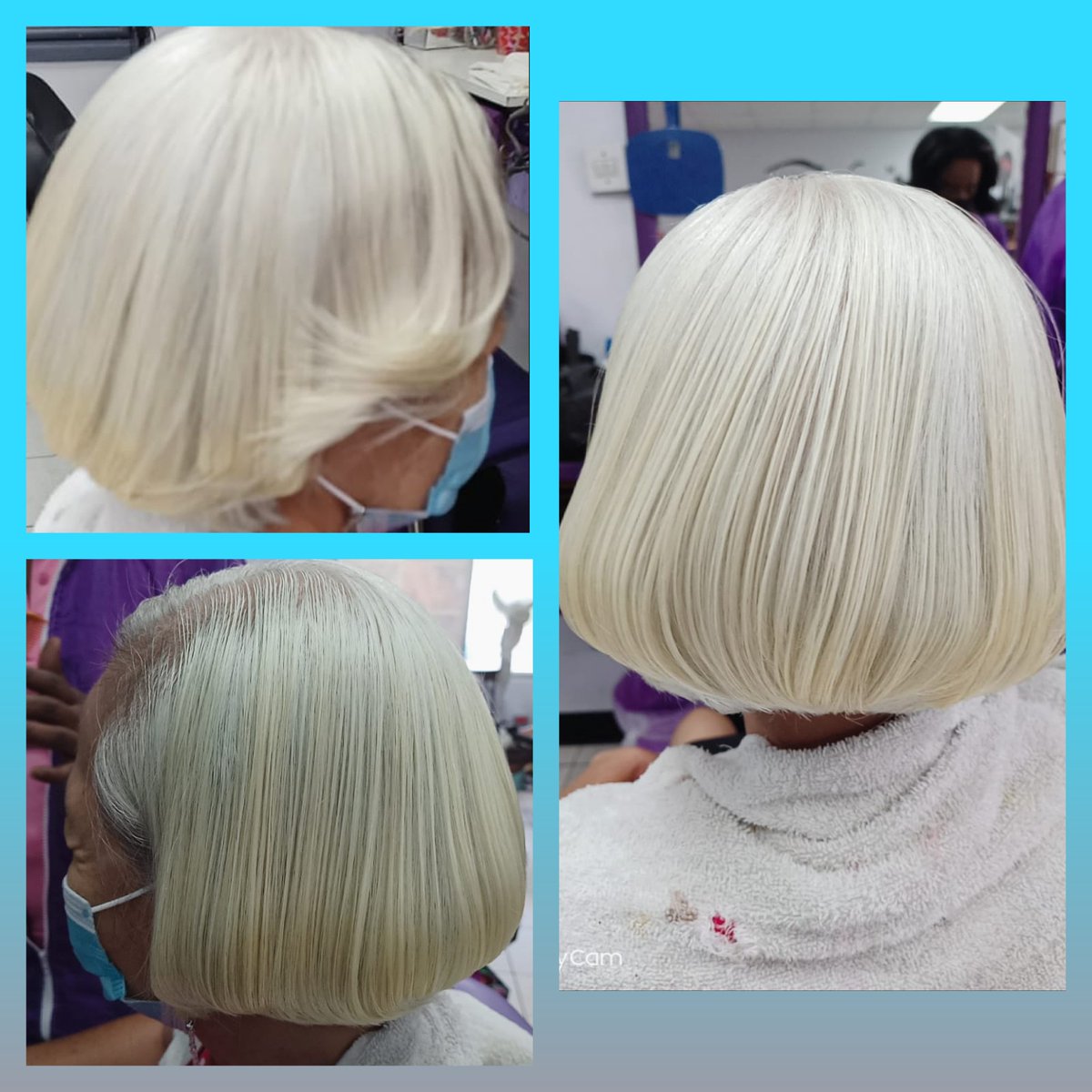 saloninnovation's tweet photo. #collagemaker made by @lyrebirdstudio added a little Platinum Blonde to the Greys. https://t.co/NCn6OeUkzd