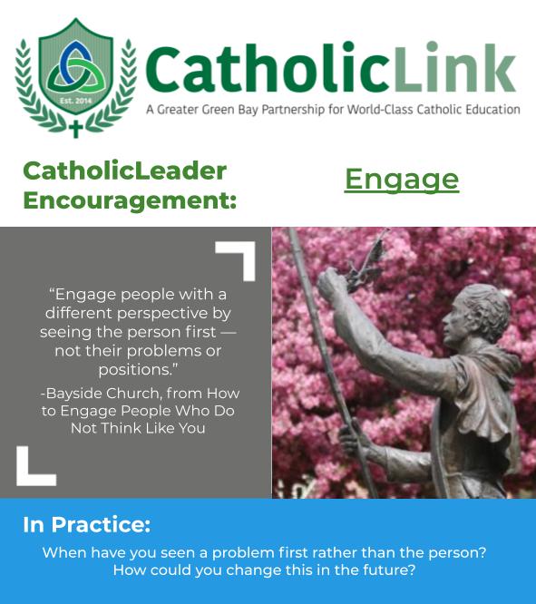link_catholic's tweet photo. In Practice:
When have you seen a problem first rather than the person?  How could you change this in the future? https://t.co/CfiJn8F54m