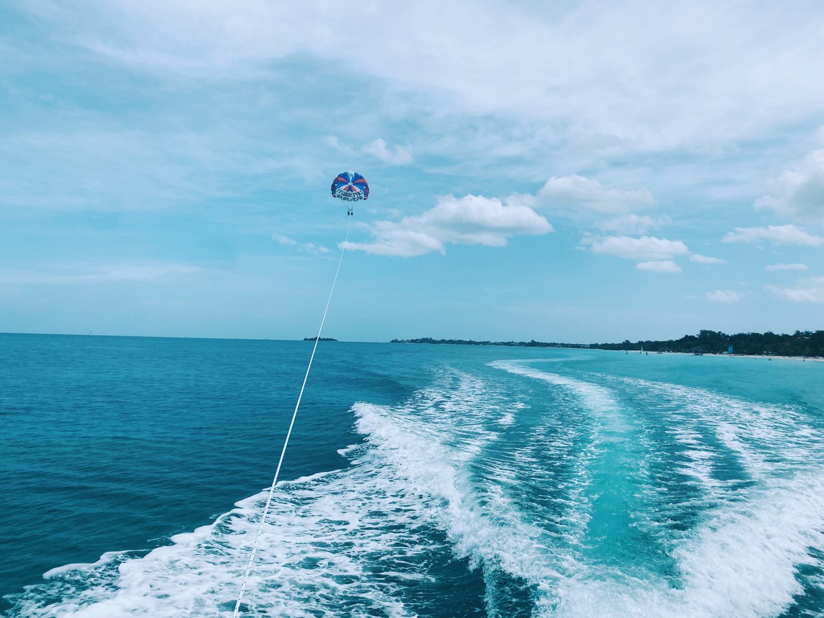 Trust us, it’s time to bump “fly through paradise"" up to the top of your Jamaica bucket list! 

📍: Negril 

#VisitJamaica  #OneCaribbean #CaribbeanDreaming #Wanderlust #Travel #HeartbeatoftheWorld