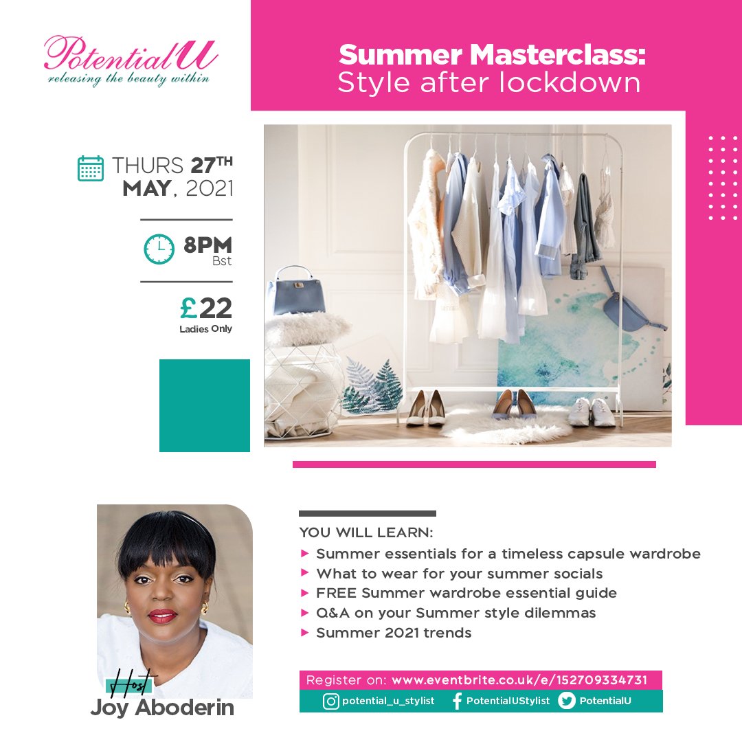 PotentialU's tweet photo. Your capsule Summer wardrobe awaits you! https://t.co/l0wpCI7EUV https://t.co/sI0bF54Pky