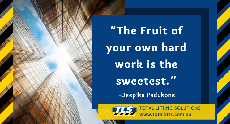 total_lifting's tweet photo. “The Fruit of your own hard work is the sweetest.”
~Deepika Padukone
#totalliftingsolutions #quotes https://t.co/RGImnBqSBl