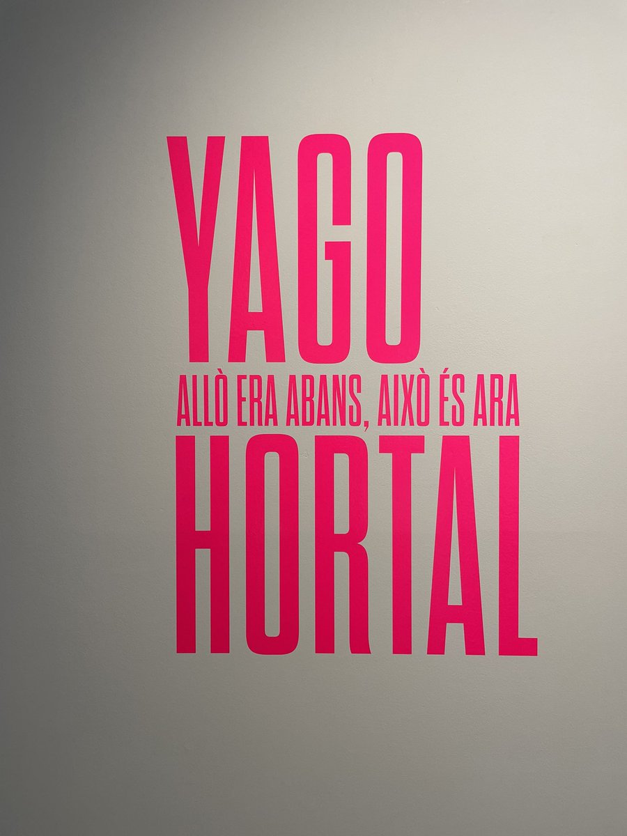 EstherEVC's tweet photo. Imperdible retrospectiva de la obra de @yagohortal en Museo Can Framis, @vilacasas #fluor #contemporaryart https://t.co/9IuAYYiX2E