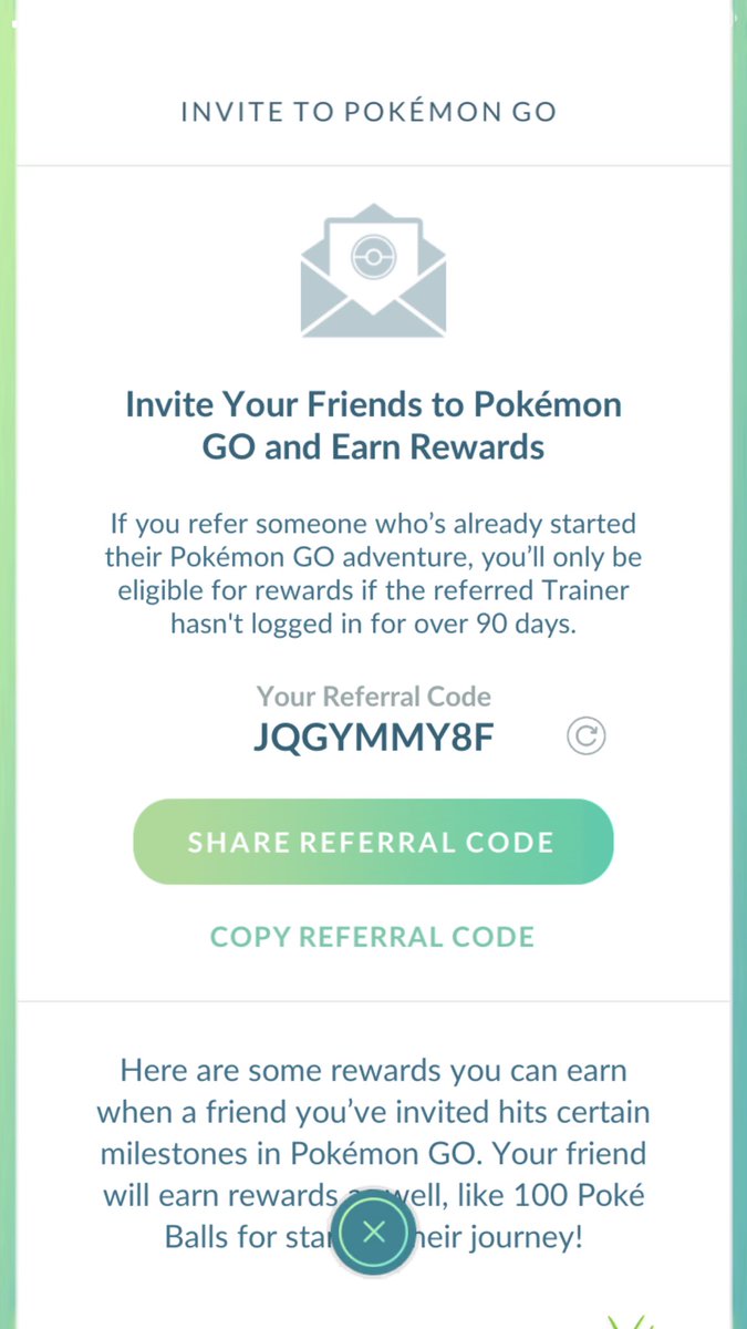 danmary77015474's tweet photo. For anyone playing pokemon go use my referral code #PokemonGo #Pokemon https://t.co/dHUy2r5Gvi