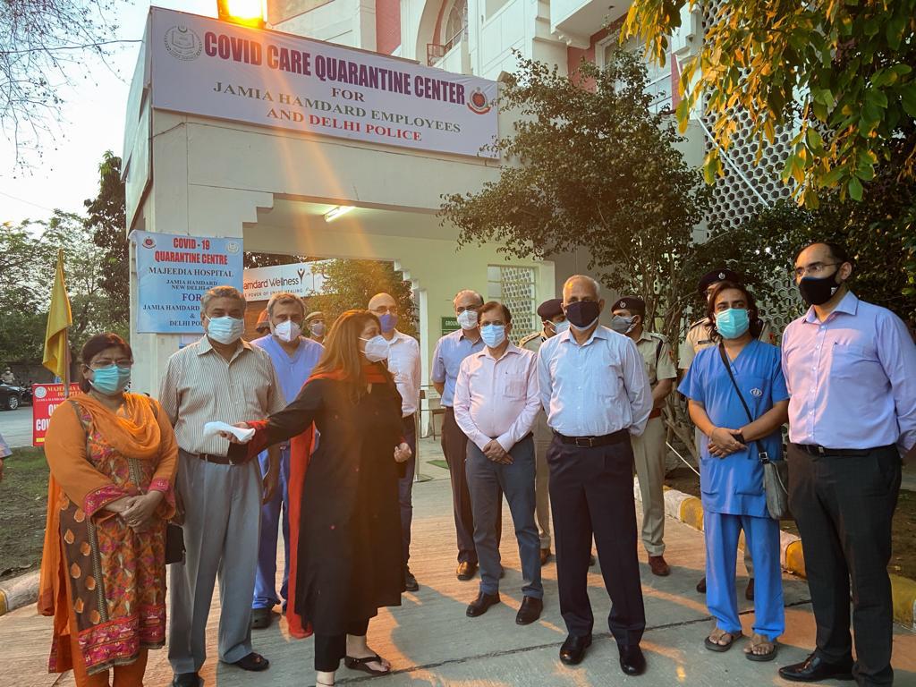 Jamia Hamdard On Twitter Covid Care Jamia Hamdard Establishes 50 Beds Covid Care Centre For Its Employees And Delhipolice Police Personnel The Majeedia Unani Hospital Has Been Converted Into A Covid Care Quarantine