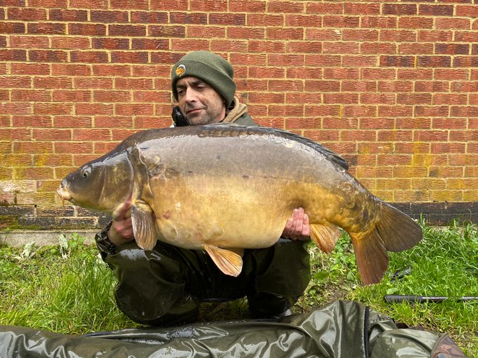 RodneySyndicate's tweet photo. What a weekend high winds rain but the carp kept coming, Paul with a 40lb10oz and a 36lb mirror, Phil with chunky at 40lb 14oz these are 2 new 40lbs so great anglings boys 
#carp #rodneymedows https://t.co/dlSBhvHKuX